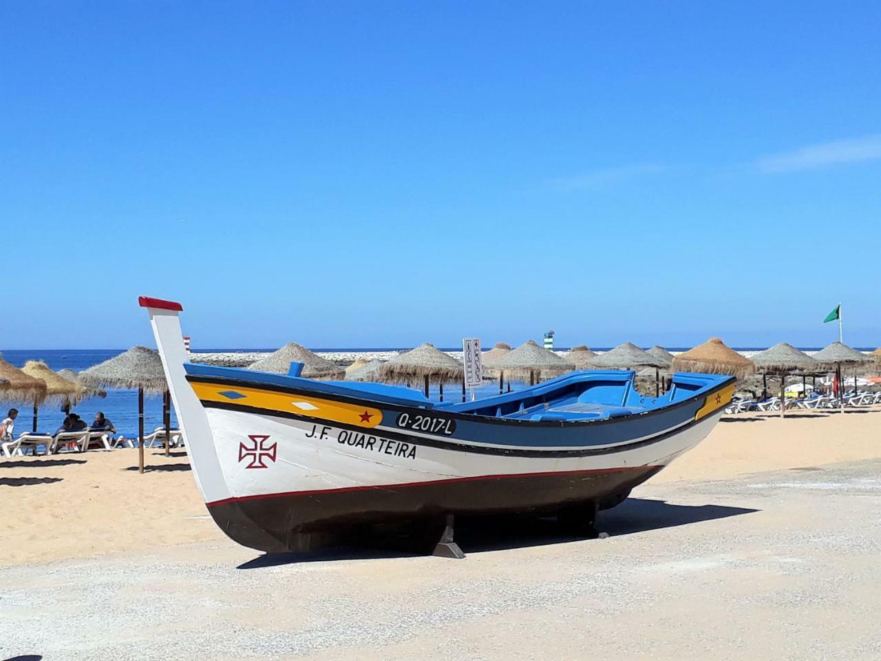 ABMAR- Por-do-sol, Vista mar, Remodelado, Wifi, 80mt Praia Quarteira Exterior foto